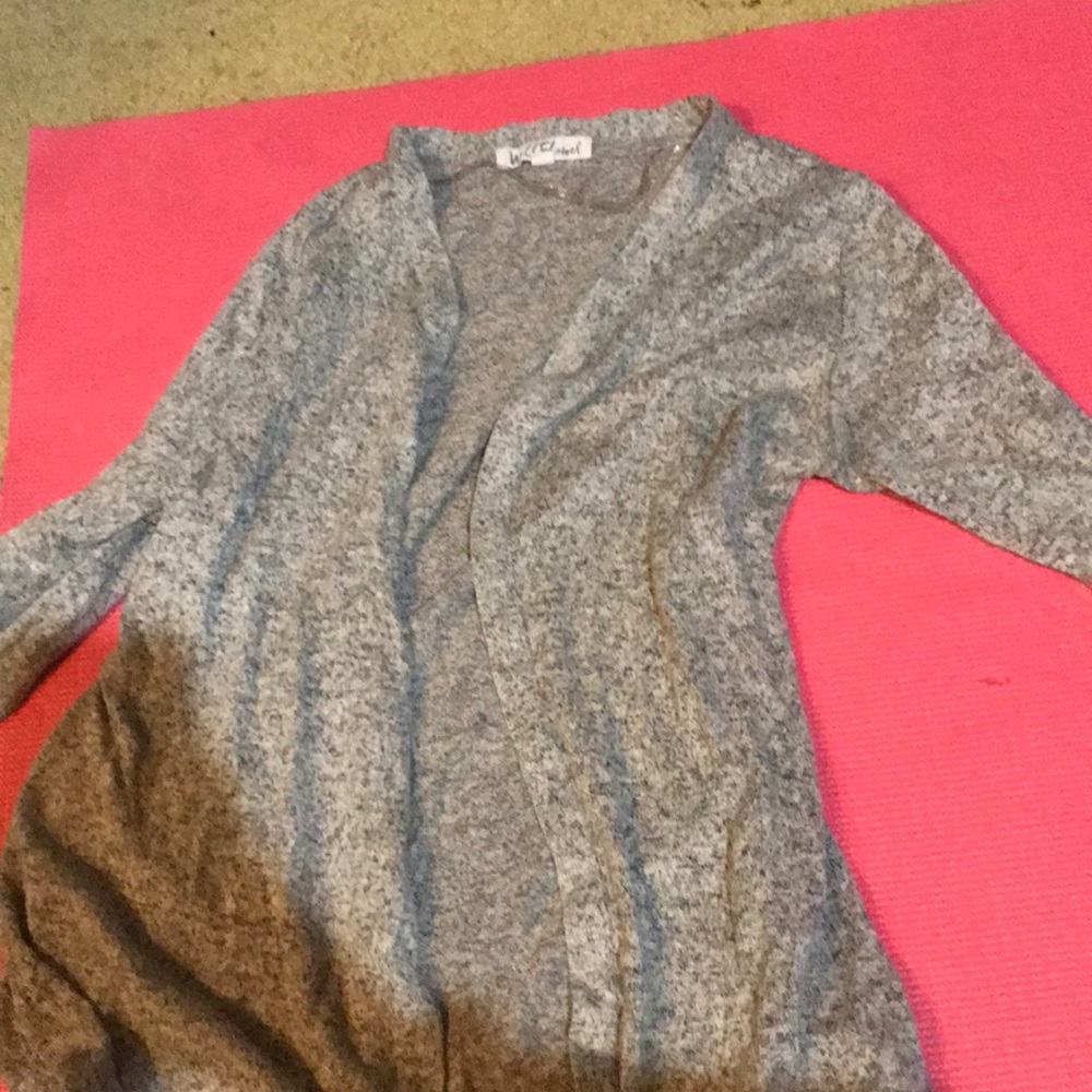 Tan cardigan